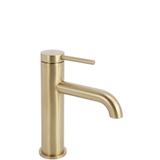 Waschbeckenarmatur Rea Spot Brush Gold Low