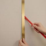 Selbstklebende Zierleiste Rea P14454CA 3,8cm Brush Gold