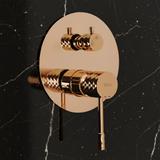 Inbyggd duschset Rea Lungo Diamond Koppar + BOX
