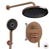 Kit de douche encastré Rea Maxim Brush Copper  + BOX