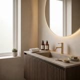 Waschbeckenarmatur Rea Venti Brush Gold Low