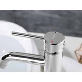 Bathroom faucet Rea Lungo Chrome High