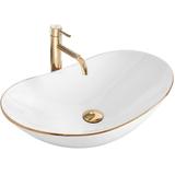 Aufsatzwaschbecken Rea Royal Gold Edge
