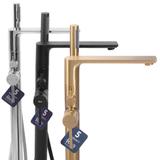 Vloeren badmengkraan Rea Flores Gold Brush