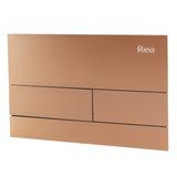 WC öblítő gomb K011A-Q és Slim024N Rea T Brush Copper/Brushed Rose Gold