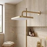 Правоъгълна душ пита REA JS-032 Brushed Gold