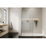 Paroi de douche Rea Flexi Transparent / Chrome 140