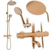 Kit de douche avec thermostat REA Lungo Copper