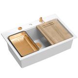 Pia de granito branco MARC 110 WORKSTATION