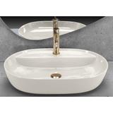 Aufsatzwaschbecken REA Aura 61 Ecru Shiny