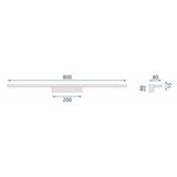 Wall lamp Gold 80cm APP838-1W
