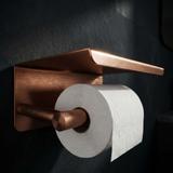 Toilettenpapierhalter mit Ablage 6613 Modern Copper
