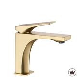 Bathroom faucet PREMIUM Rea Joe Brush Gold low
