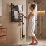 Electric Radiator Rea Moris 80X50 Black
