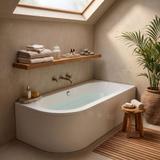 Acryl Eckbadewanne Rea Orion Right 170cm