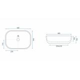 Aufsatzwaschbecken Rea Livia Grey