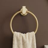 Bathroom hanger Ring 81307 Virro Brush Gold