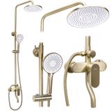 Duschgarnitur REA DROP Brush Gold