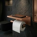 Toilettenpapierhalter mit Ablage 39105A ORI Brush Copper