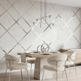 Selbstklebende Zierleiste Rea P14454CC 3,8cm Silver
