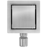 Drain linéaire REA NEO 150x150 Nickel Brush