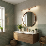 Bad LED-Wandleuchte APP1897-1W 80 cm BRUSH COPPER
