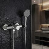Duscharmatur REA Lungo Stripe BRUSH NICKEL