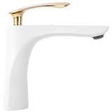 Waschbeckenarmatur Rea Orbit White Gold Low