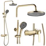 Shower set REA REBEL GOLD