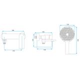 Robinet de baignoire REA  Veneta Gold
