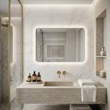 Spiegel LED 80x60cm TOP-3