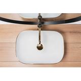 Countertop Basin Rea Belinda Gold Edge