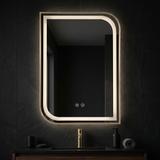 Specchio LED ZONE 70X50 BRUSH GOLD