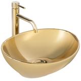 Aufsatzwaschbecken Rea Sofia Gold