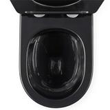 Toilet bowl Rea Carlo Mini Tornado Black Brush Gold