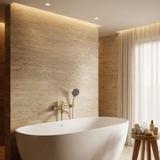 Rea Lungo Stripe vannas jaucējkrāns Gold Brush