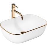 Countertop Basin Rea Belinda Gold Edge