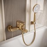Badkarsblandare REA Logan Brush Gold