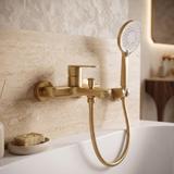 Badkarsblandare REA Logan Brush Gold
