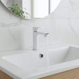Waschbeckenarmatur REA Bloom White Chrom Low