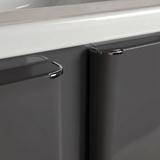 Badezimmermöbel-Set mit Waschbecken Tula 60cm Grey