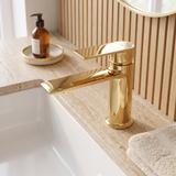 Waschbeckenarmatur REA Veneta Gold low
