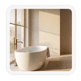 Spiegel LED 70x70cm TOP-2