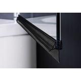 Joint inférieur pour cabine de douche 6-8 mm Rea Noir