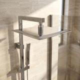 Kvadratna tuš ruža REA JS-P015 25cm Chrome
