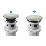 Waschbecken-Siphon Klik-Klak Universal REA Flow Brush Nickel