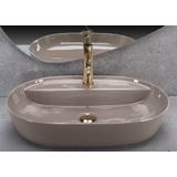 Aufsatzwaschbecken REA Aura 61 Beige Shiny