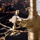 Waschbeckenarmatur Rea Rustico antique gold