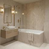 Acryl-Einbaubadewanne Rea Gloria 130