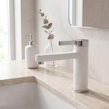 Waschbeckenarmatur REA Polo White Chrom Low
